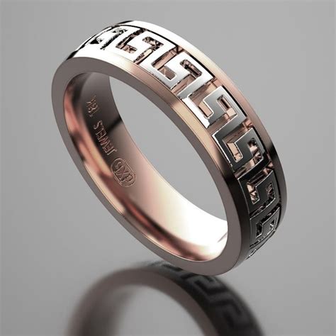 versace wedding band men|Versace rings for women.